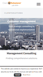 Mobile Screenshot of clientsolutions.de